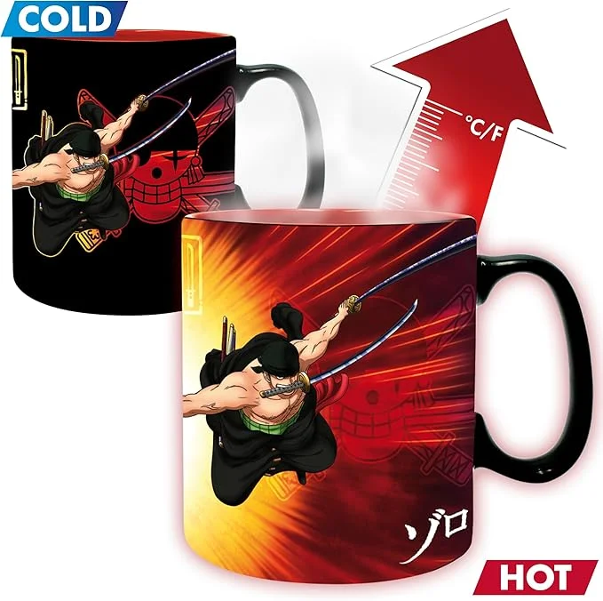 Abystyle  ABYSTYLE One Piece Zoro & Sanji 16oz Heat Changing Mug  | Best Price UAE